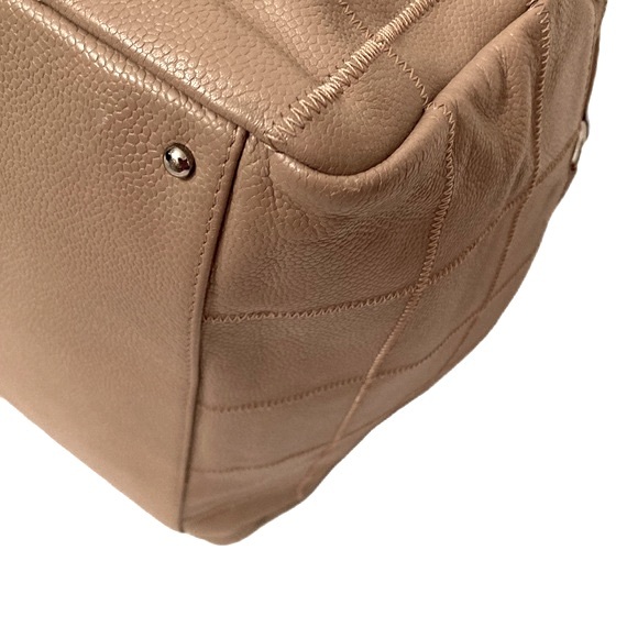 CHANEL Large Caviar Leather Quilted Bowler Bag - Picture 16 of 16